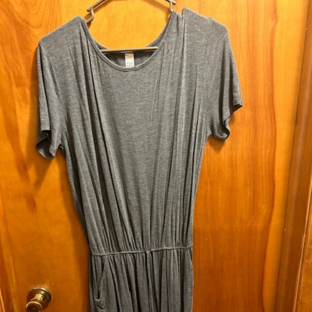 Gray Tee Shirt Dress